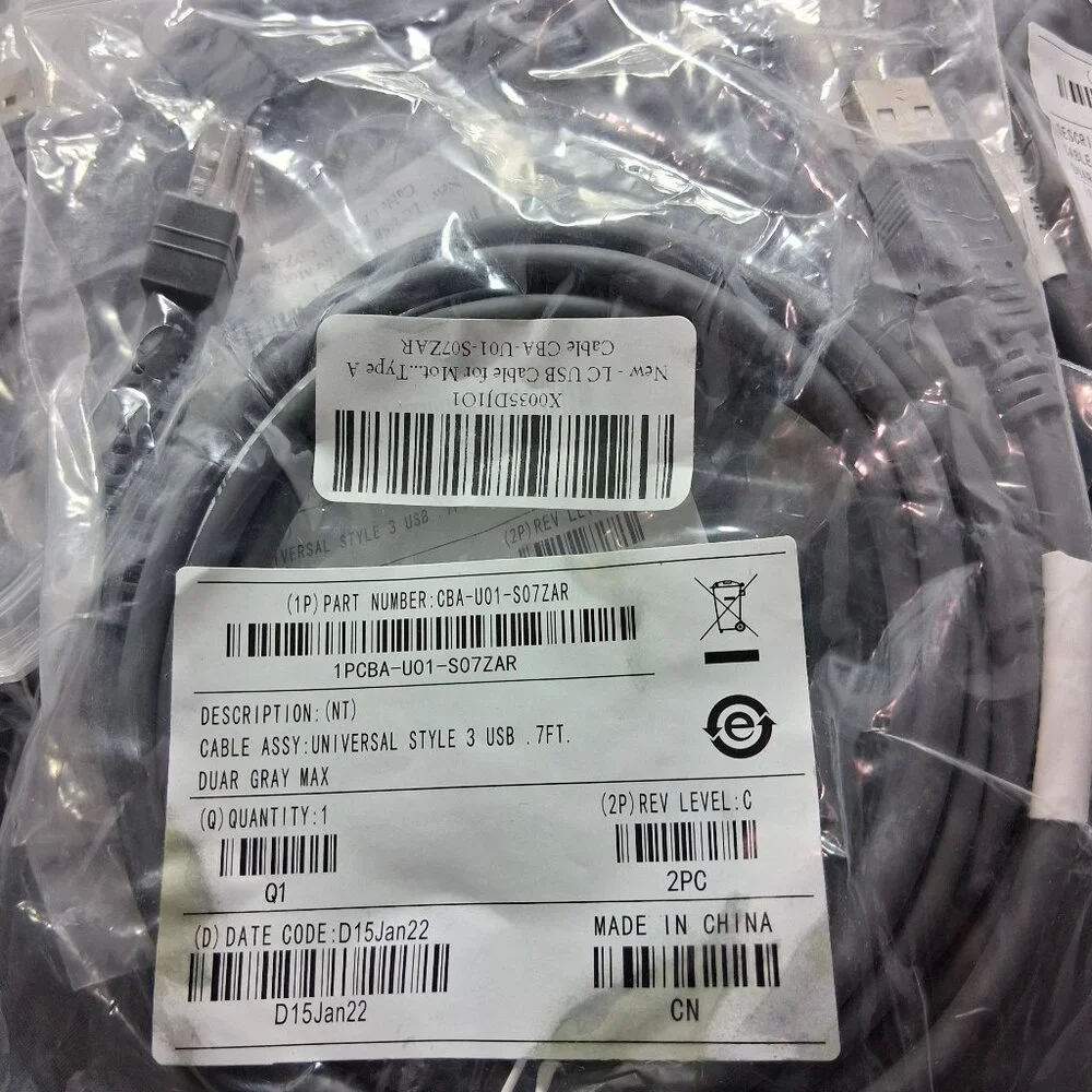 19 NEW CABLE UNIVERSAL STYLE 3 1PCBA-U01-S07ZAR RS232 (7FT) CBA-U01-S07ZAR
